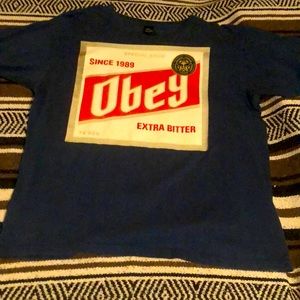 Obey men’s large t-shirt. Like new
